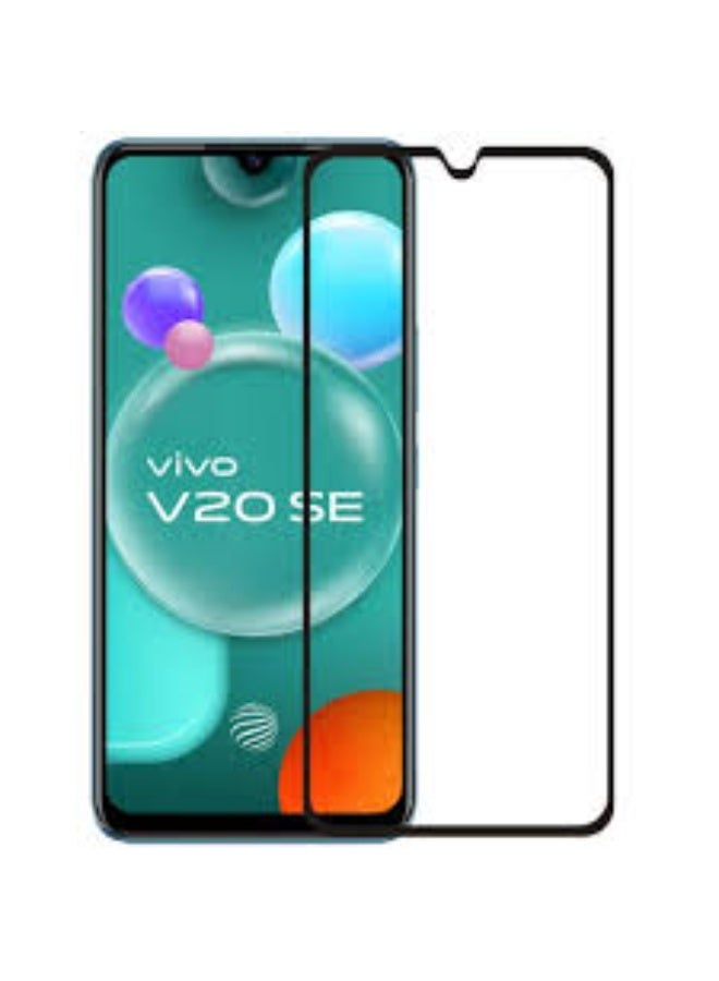 Screen Protector For Vivo  V20 SE , 5D Tempered Glass Protector 9H Hardness, Bubble Free, HD Clear Vivo V20 SE Screen Protector